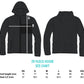 bro! zip fleece hoodie (black)